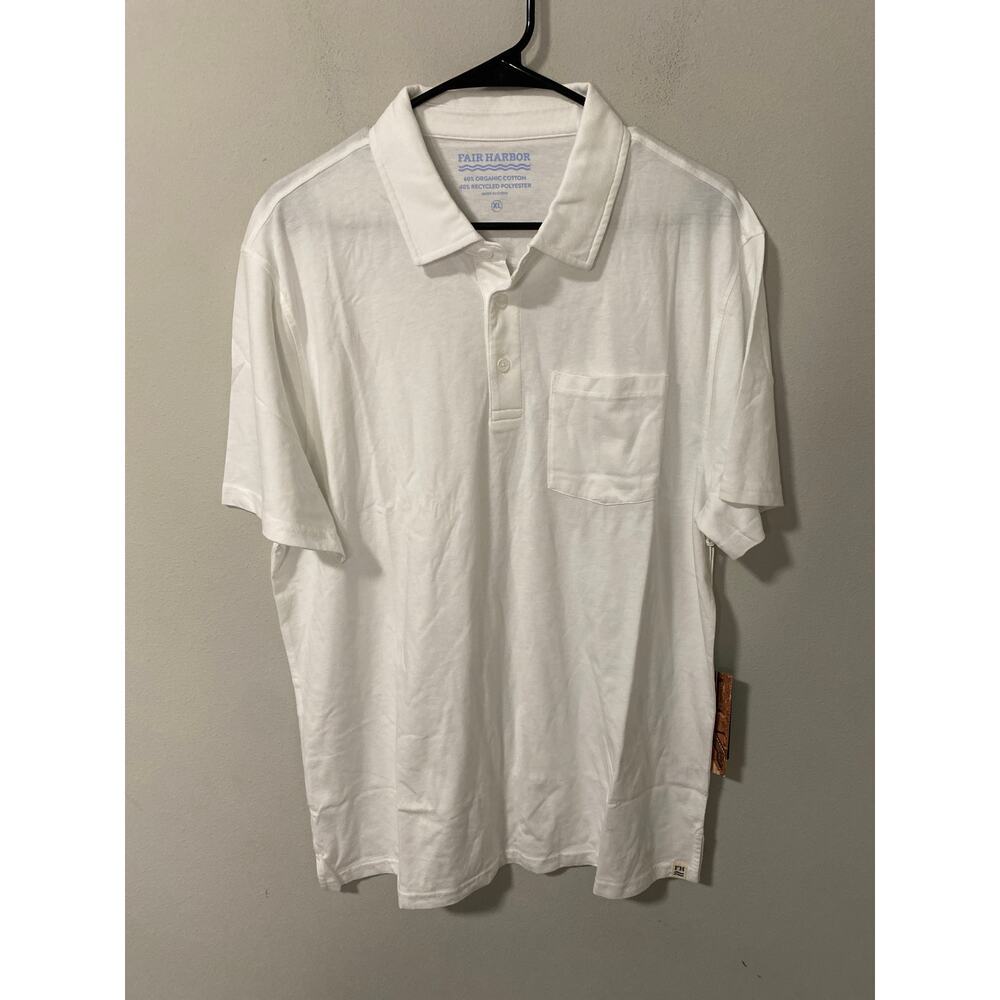 Fair Harbor Atlantic‎ Polo White Mens XL NWT